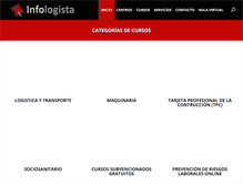 Tablet Screenshot of infologista.com